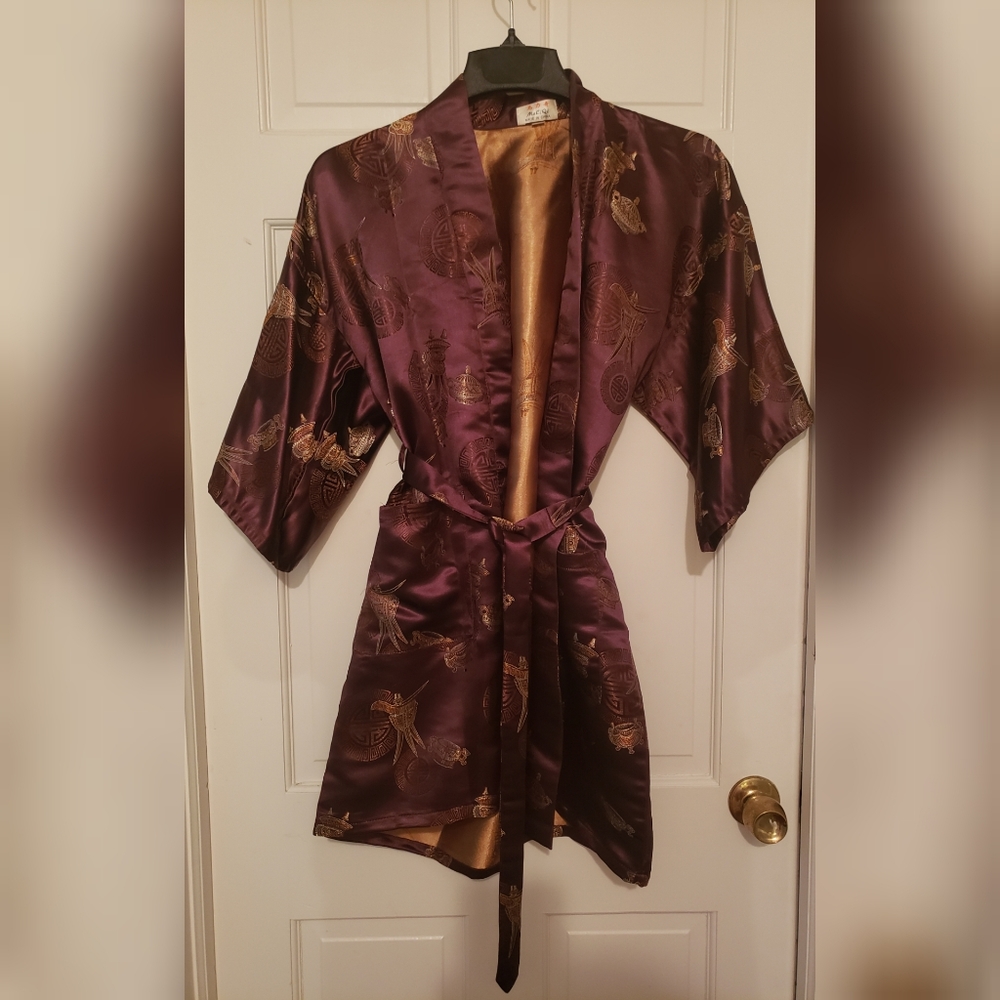 MaLIQi Japanese Silk Robe Luxury Night Star S